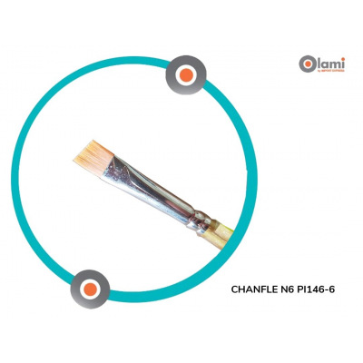 Pincel Olami Chanfle N6 Pi146-6