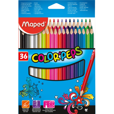 Lápiz Maped Colorpesps x 36 Colores